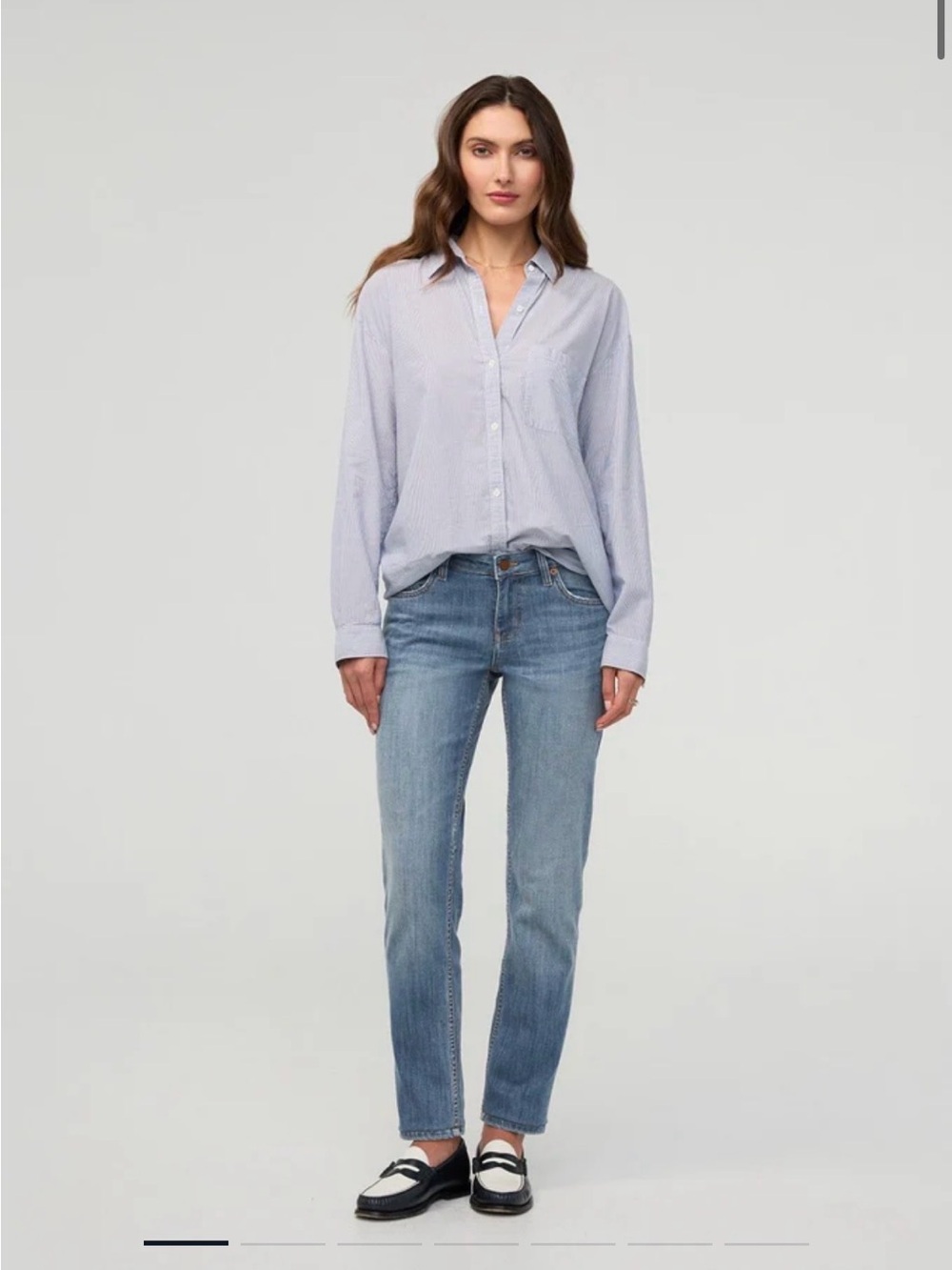 DU/ER Jeans Performance Denim Girlfriend Blue Ash 27x28